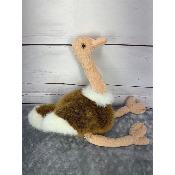 Ty Beanie Stretch The Ostrich 16 Inch Plush Toy - Picture 3 of 10